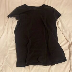 BRANDY MELVILLE layered black and white long sleeve! Women’s one size shirt.